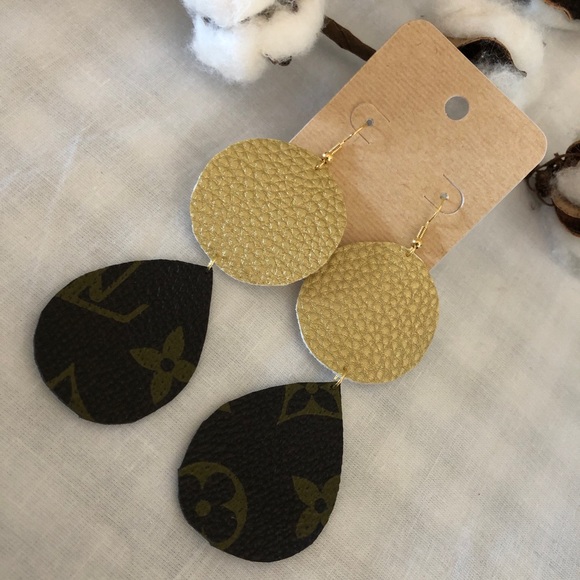 Leather Earrings - Picture 2 of 4